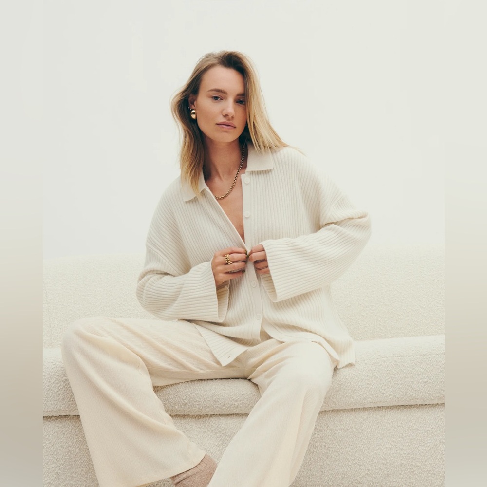 Reformation Fantino Recycled Cashmere Blend Cardigan